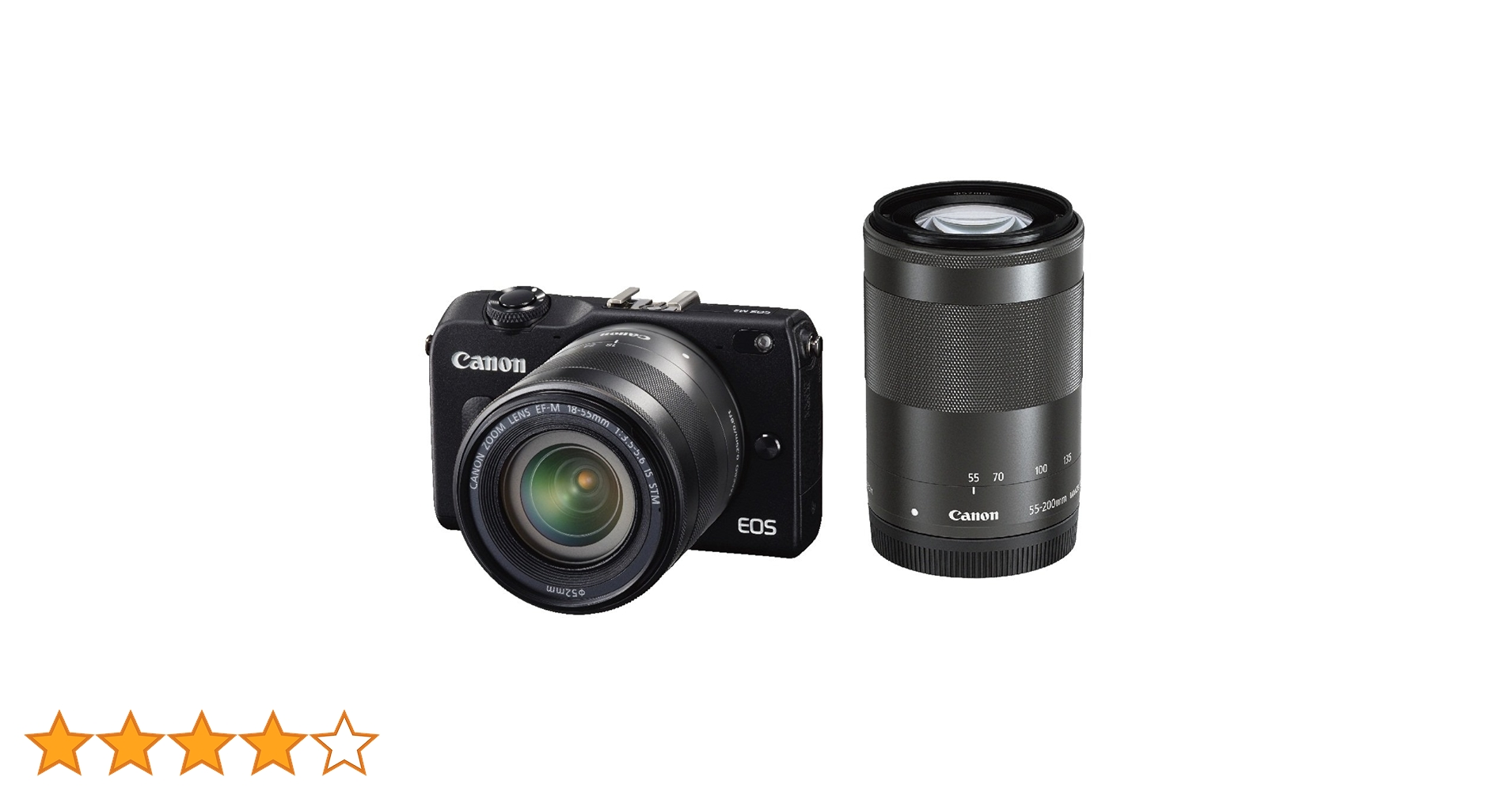 Amazon | Canon ミラーレス一眼カメラ EOS M2 ダブルズームキット